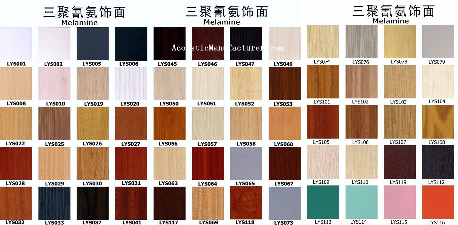 Wood Veneer Colour Chart