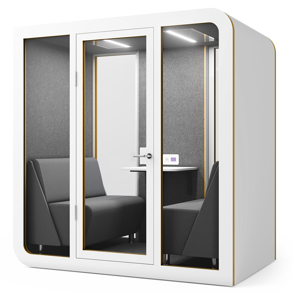 SilentBox Quartet acoustic meeting room cabin for four people